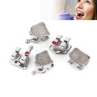 Azdent Dental Orthodontic Brackets Braces Mini standard Roth mbt 022 Hook 3 4 5