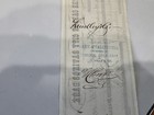 The Carson City Savings Bank Check 1870s  Early Carson City History