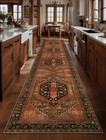 3x10ft Hallway Rug  Long Runner Rug Vintage Kitchen Carpet For Entrance Bedroom