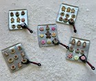 1 Miniature Dollhouse Christmas Cookies   Cookie Sheet W spatula 1 12 Handmade