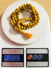 Gomukh Gomukhi   Haldi Turmeric Baglamukhi Japa Mala Rosary 108 1 Prayer Beads