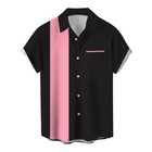 Hawaiian Shirt For Men  Men s Vintage Button Down Bowling Shirts Short Sleeve