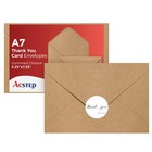 100 Pack 5x7 Kraft Envelopes A7 Self-seal For Weddings  Invitations  Photos  Car
