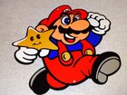 Vintage Mario Brothers Super Nintendo  star 12  Snes Video Game Metal Bros Sign 