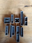 Metal Letterpress Furniture Lot Of 10 Assorted Sizes  