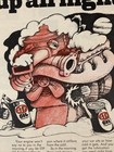 1970 Stp Motor Oil Treatment Print Ad Winter Racers Edge
