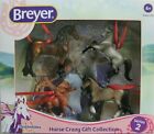 Breyer Stablemates Horse Crazy Gift Collection Series 2 Artesian Ornament 4 Pc