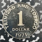 1971 Trinidad   Tobago  1 Dollar Lot f9317 Proof 