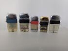 5 Vintage Scripto Vu Lighters For Repair Or Parts - Oroville Dam  Car  More