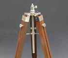 Tripod Wooden Floor Nautical Stand Vintage Home Decor Brown Tripod Adjustable