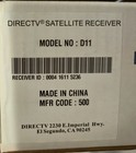 Direct Tv Satellite Receiver Model D11 New Box Remote