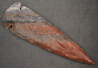 Dent On Surface 6 3  Flint Spearhead Knife Project Point Blade Arrowhead Bb818