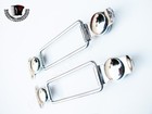 Accordion Bellow Straps  Metal  Chromed