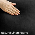  Set Of 2 Linen Fringe Decorative Throw Pillow 18  X 18   pack Of 2  Black