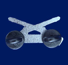 Honor Guard-cross Rifle Pin  1-1 8   Silver-nickel Plated   163