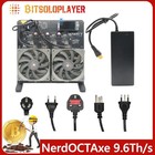 New Bitaxe Nerdoctaxe 9 6th s Dual Fans Air Cooling  200w Bitcoin Home Miner