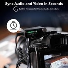 Saramonic Ultra01 Wireless Lavalier Microphone With Noise Cancellation  Black