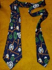1940s 1950s   Bold Vintage   Atomic   Mens Silk Tie   Gears Screws Bolts   49 