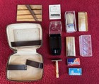 Vintage Czech Shaving Kit Soluna Razor Spokar Brush Mirror Dup Case Pragoexport