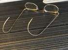 Antique Gold Filled Wire Framed Glasses 12k Gold Filled Bifocal Lenses  W  Case