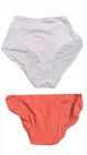 Woolly Women   s High Waisted Brief 2 Pack  95  Merino  Rose Pink   Lilac  Small