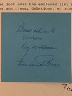 Letter To Vincent Price With Price Signature Purch  From Price Estate 30c