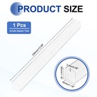 1 Pcs 30mmx30mmx2mm Wall Thickness 330mm Long Clear Acrylic Square Tube