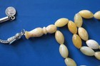 Royal White Baltic Amber Islamic Prayer Beads Tasbih Misbaha  Rosary 22 Gr