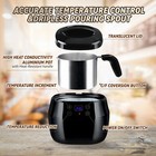 Tcfundy 1l Electric Candle Wax Melter Non-stick Wax Melting Pot With Spout