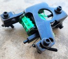 Blackened Distressed Black Widow Color Packer Tattoo Machine Green Prism Glitter