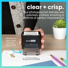 Custom Stamp     Clear   Crisp Impressions     Personalized Self-inking Rubber St   