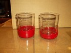 2 Makers Mark Bourbon Rocks 8 Oz Low Ball Red Wax Dip Whiskey Glasses  3 5 Inch