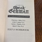 Learn To Speak German The Complete Interactive Course Text And Workbook 1995