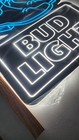 Bud Light Beer Cowboy Boots Hat Led Light Up Sign Country Western Bar Man Cave