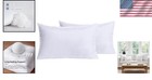 Elegant Decorative Pillow Inserts - Set Of 2 12x20 Inch With Soft Fill