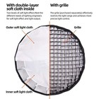 Qr-p90 Deep Parabolic Softbox 35in 90cm With Grid Bowens Mount Carrying Bag Q   