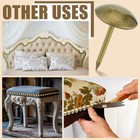 32 8ft D11mm Upholstery Tack Strip Brass Decorative Nail Strips Antique Plate