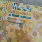 Wamsutta Ultracale Queen Fitted Floral Sheet Yellow Petite Jardin Flower Power