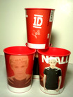 One Direction 1d Reusable Plastic Cups Lot Of 4 Collectible New Louis Tomlinson