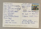 1990 s Bon Jovi American Rock Band Polygram Records Official Postcard Used