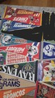 Vintage Nfl Pennants Lot Of 17