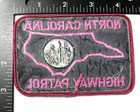 North Carolina Highway Patrol Breast Cancer Awareness Pink Patch  pk3  Police