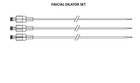 New 1 Set Of Fascial Dilators 6-16fr  6nos   6-10fr 3nos   10-16fr 4nos  choose 
