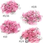 260pcs Heat Shrink Ring Crimp Terminal Tinned Copper 22-10 Gauge Wire Connectors