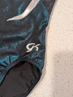 Beautiful Gk Elite Child Medium Gymnastics Dance Leotard Mystique Teal Defect
