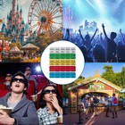 1000 Pcs Raffle Tickets Roll  50 50 For Small  5 Colors