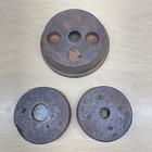 Antique Cast Iron Scale Weighs 2 Lbs And 4 Lbs Mercantile Rustic Free Shipping