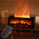 Home Fireplace Flame Essential Air Diffuser Cool Mist Humidifier Remote 7colors