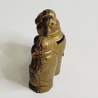 Original Antique A c  Williams Three Wise Monkeys Cast Iron Still Bank Patina