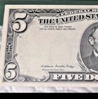 1985  5 Error Note Missing Print Error Rare Un Stamped 2nd And 3rd Print 45ppq 